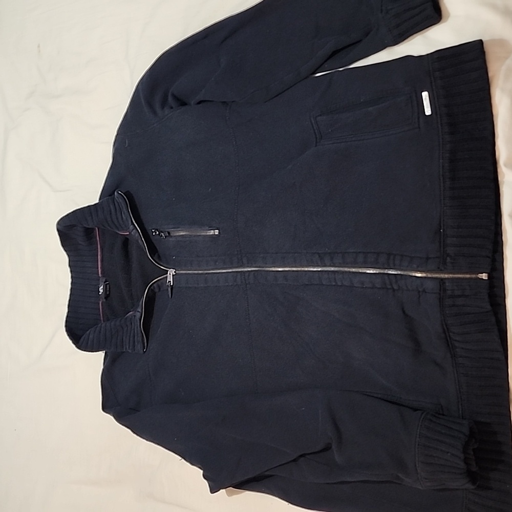 Calvin Klein Zipper Sweatshirt XXL black